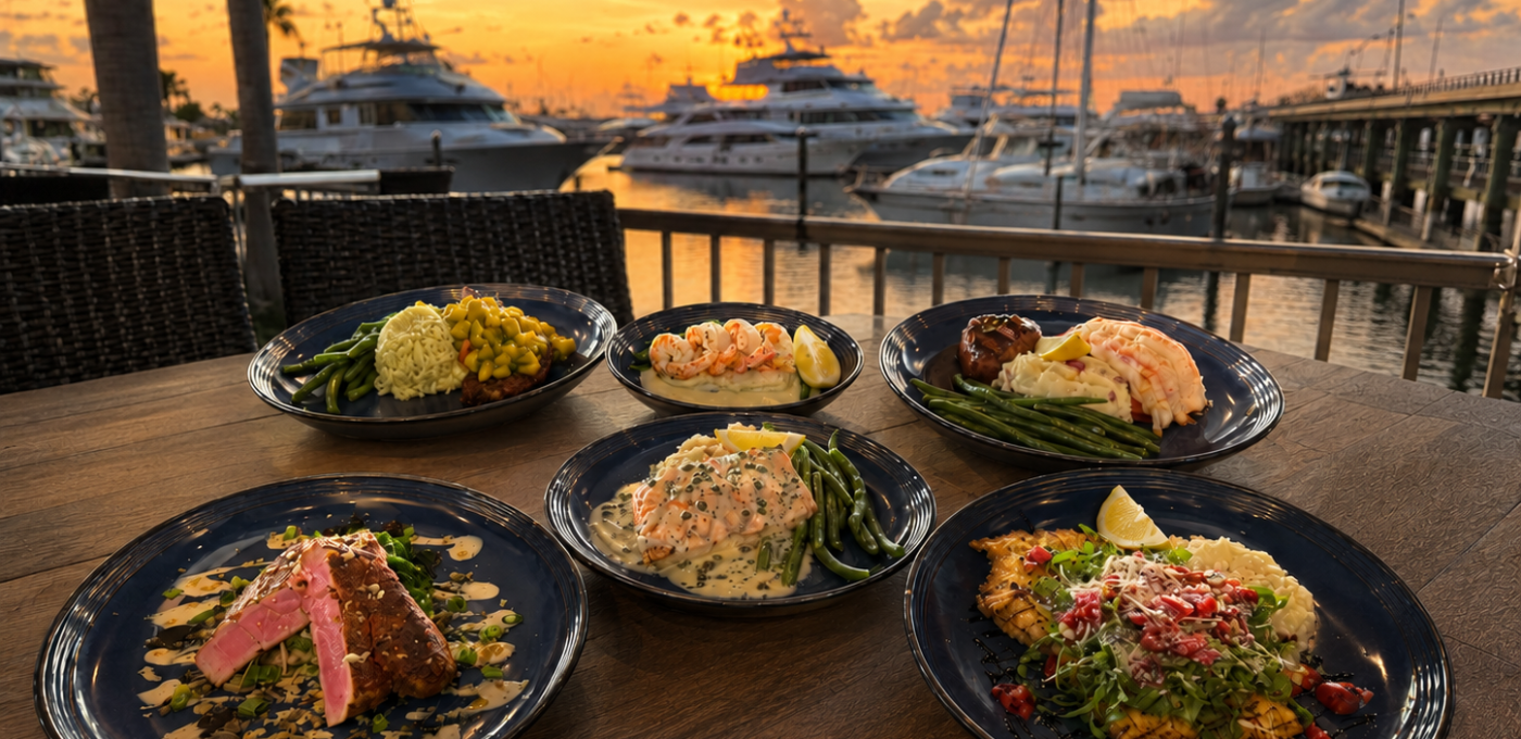 3 Course Sunset Menu Starting at $45 from 5pm-Close